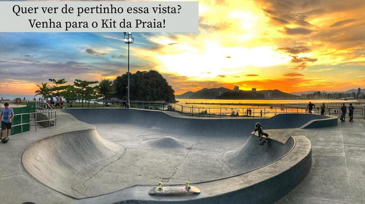 Appartamento Residencial Kit Da Praia Santos  Esterno foto